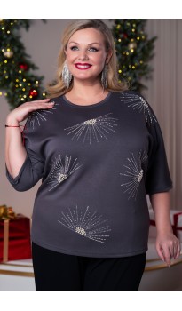 Даная кофта графит