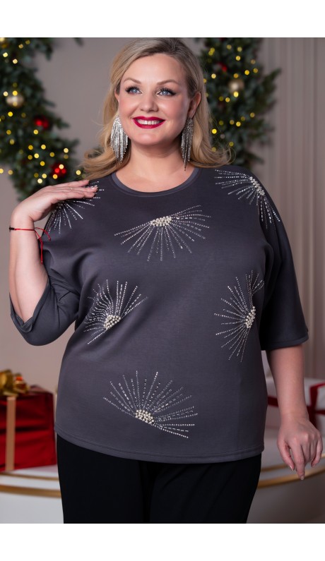 Даная кофта графит