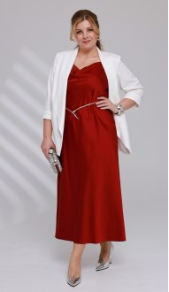 Марина платье-комбинация винное