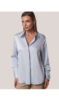 Бекка блузка голубая в наличии