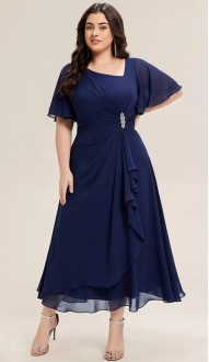 Лиззи платье темно-синее