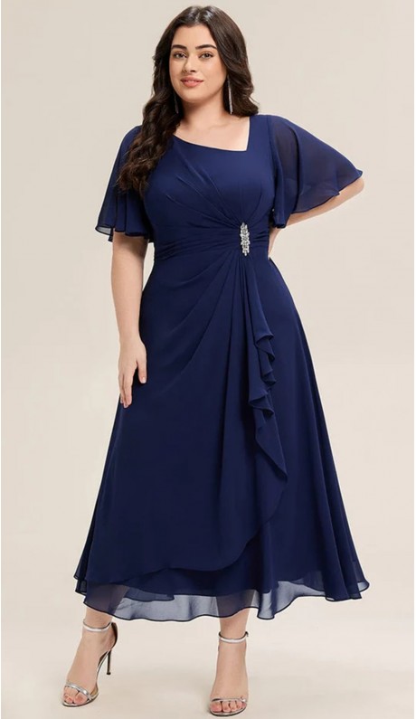 Лиззи платье темно-синее