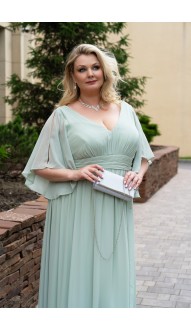 Лаурель платье в пол мятное