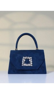 Камелия сумка-клатч темно-синяя