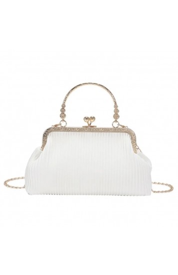 Брилл клатч белый