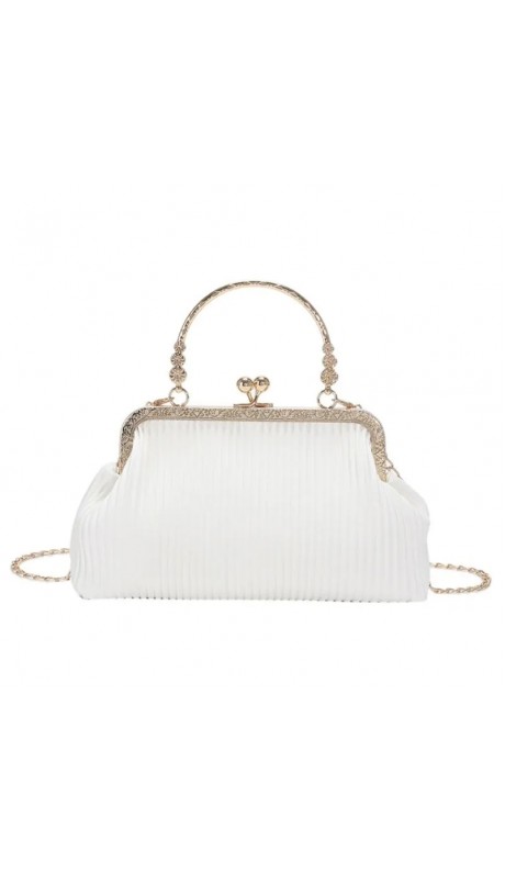 Брилл клатч белый