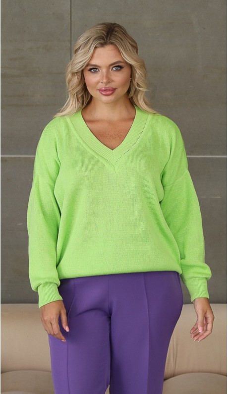 Вайлет джемпер лаймовый