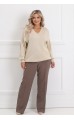 Вайлет джемпер светло-бежевый