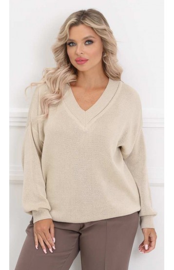 Вайлет джемпер светло-бежевый