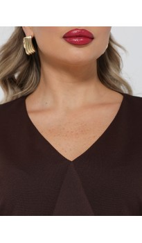 Дреана платье шоколадное в наличии