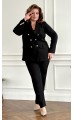 Анлин брючный костюм черный в наличии