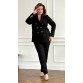 Анлин брючный костюм черный в наличии