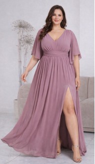 Лаурель платье в пол фрезовое