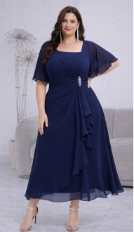 Лиззи платье темно-синее