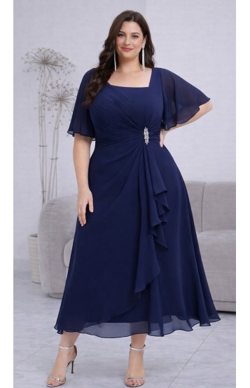 Лиззи платье темно-синее