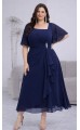 Лиззи платье темно-синее