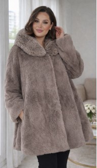 Гейла шуба бежевая