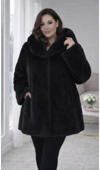Гейла шуба черная