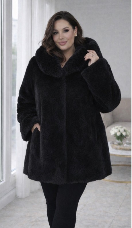 Гейла шуба черная