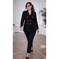Анлин брючный костюм черный в наличии