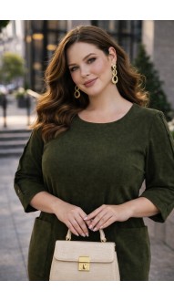 Морган платье хаки