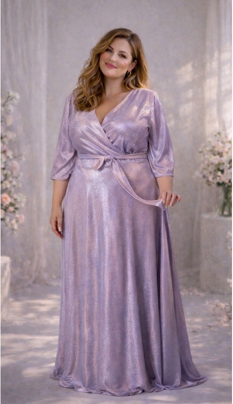 Валенсия платье в пол лаванда