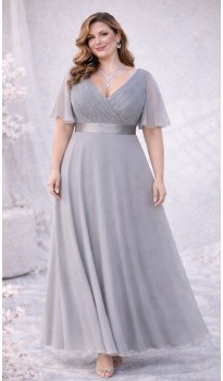 Лореса платье в пол серое в наличии