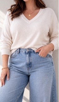 Делла джемпер белый