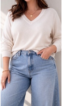 Делла джемпер белый