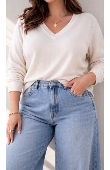 Делла джемпер белый