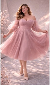 Ярони платье midi пудра в наличии