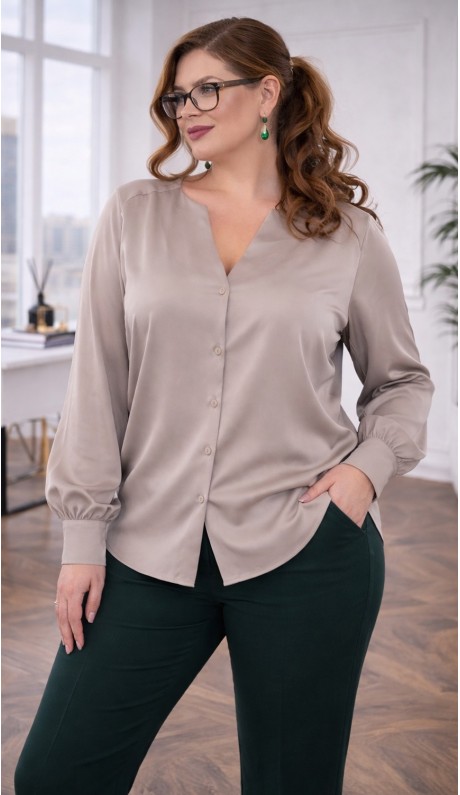 Малика рубашка капучино в наличии