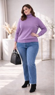 Лаерта водолазка сиреневая