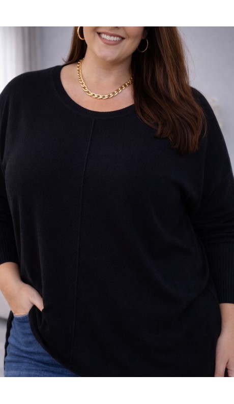 Фрея джемпер черный