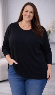 Фрея джемпер черный