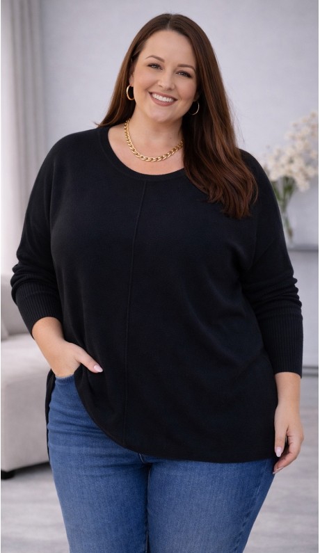 Фрея джемпер черный