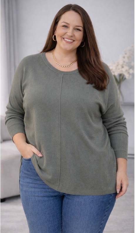 Фрея джемпер хаки