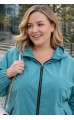 Грета ветровка бирюзовая