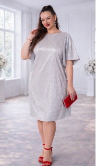 Влада платье серебристое