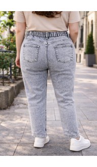 Нойли джинсы серые