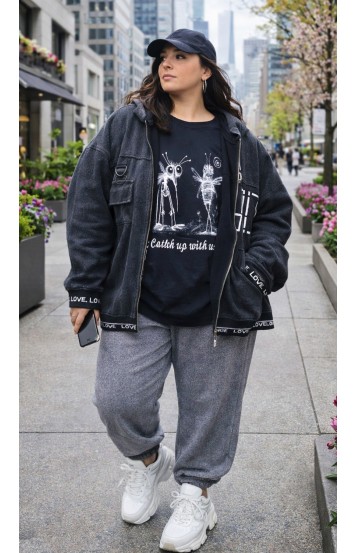 Ирри джинсовая куртка черная