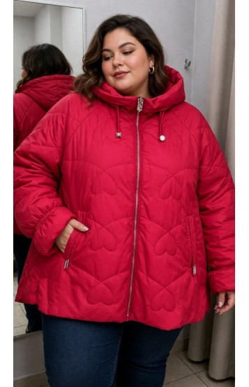 Адиат куртка красная