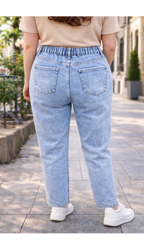 Нойли джинсы голубые