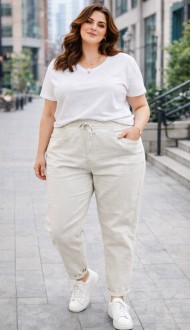 Ивеус джинсы молочные