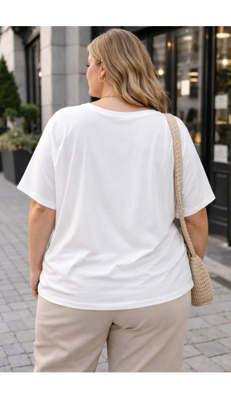 Асоль футболка белая