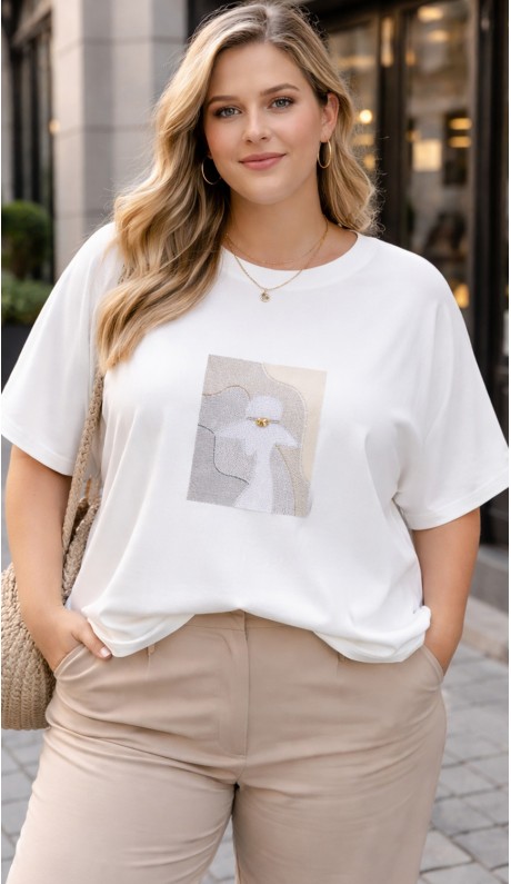 Асоль футболка белая