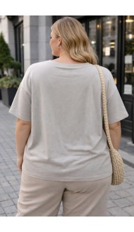 Лайви футболка бежевая