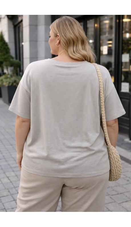 Лайви футболка бежевая