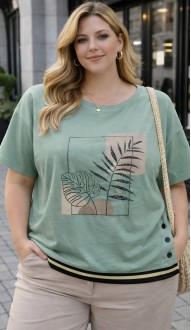 Лайви футболка мятная