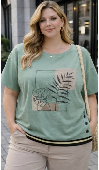 Лайви футболка мятная